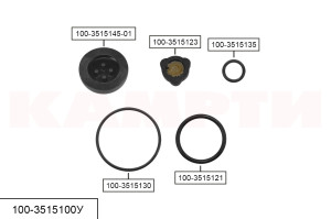 Р/к Клапана 2 защиты   КАМРТИ 100-3515100У