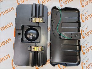 Зеркало заднего вида левое (СТОЙКА В СБОРЕ) SHAANXI F3000