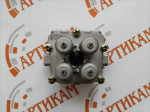 Клапан тормозной четырехконтурный