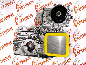 Крышка передняя блока цилиндров двигателя (ISF2.8) Евро4 5670418, 5302887, 5474752, 5569573 FOTON
