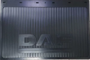 Брызговик DAF 600*400 ЛЮКС черные буквы