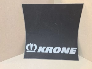 Брызговик на полуприцеп KRONE надпись белая (упак=2шт) 400*400 в пакете