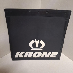 Брызговик на полуприцеп KRONE 400*400 белая резина-буквы ЛЮКС