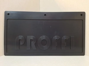 Брызговик универсальный PROFFI 405*225 черные буквы люкс
