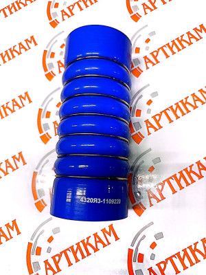 Патрубок интеркулер с кольцами силик УРАЛ