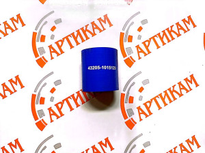 Патрубок радиатора нижний Урал силикон д=48, L=62