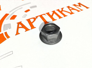 Гайка M12*1,75 с шестигранным фланцем (крепления возд. компрессора, генератора) ISLe, L