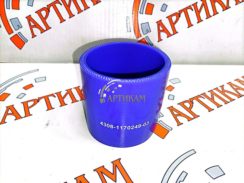 Патрубок 4308 д=75, L=80 силикон