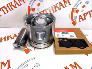 Поршень стандарт в сборе (кольца, палец, стопор кольца) QSB(V=3.9/5.9) 4897512, 4025011, 3972884