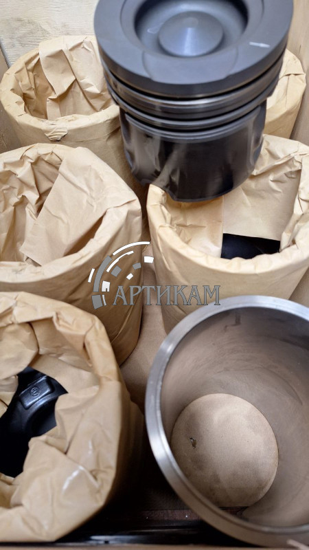 Поршневая к-т (гильза,поршень,палец,кольца,стопор) ISLe,L 5446862