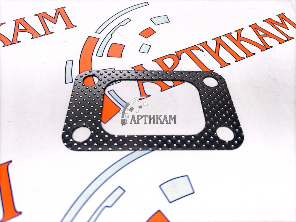 Прокладка турбокомпрессора 4 отверстия ISBe,4/6BT 3949530 ПЕРФОРАЦИЯ