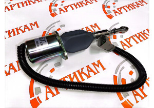 Соленоид ТНВД (клапан отсечки) 4063712 (4063502, 6743-81-9141) - 6CT KOMATSU