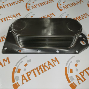 Теплообменник (маслоохладитель 12 ребер) 6CT(C220-20,300) 3974815 3918175 3906296 3945565 3944463